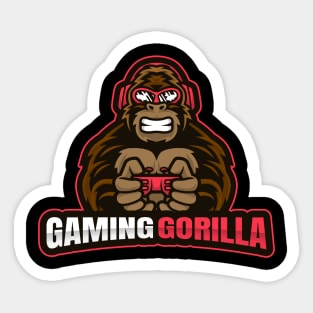 Gaming Gorilla Sticker